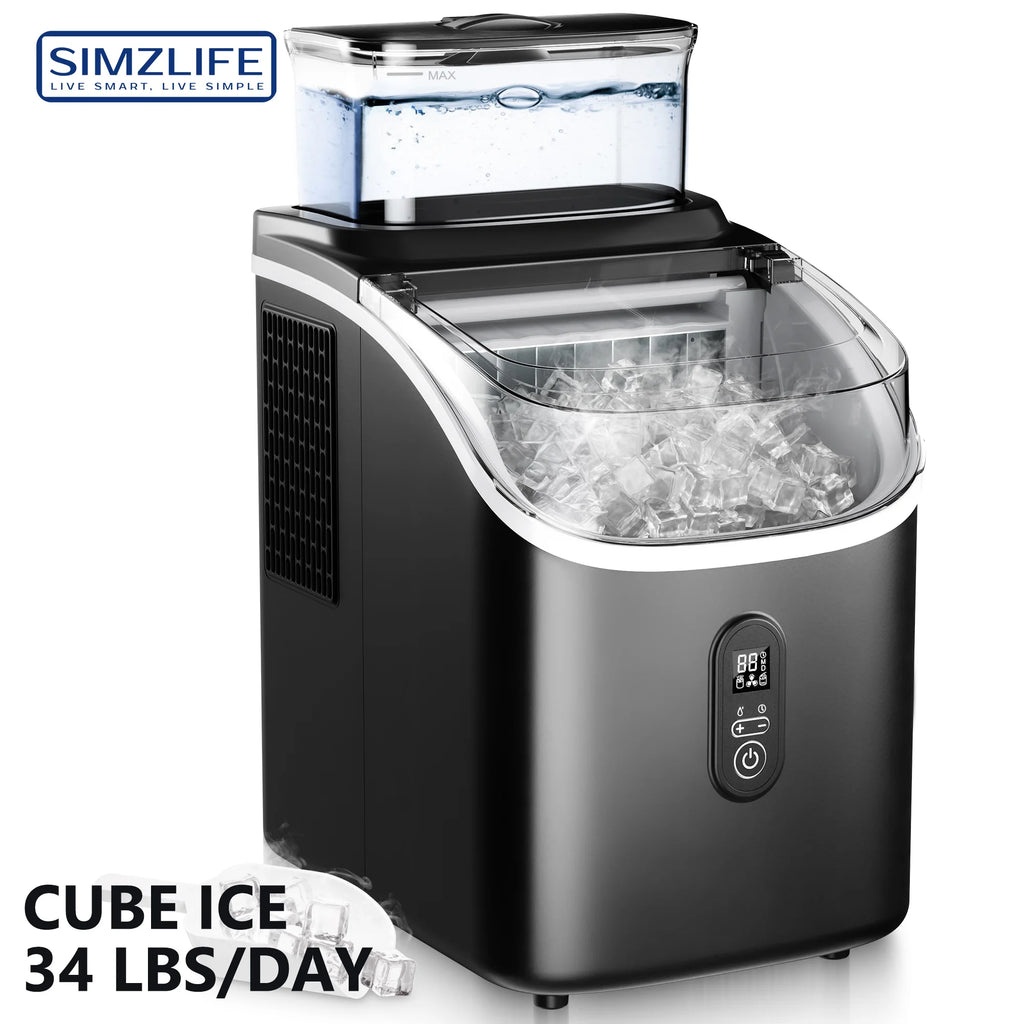 Countertop Ice Maker 34lbs Fast Auto-Clean