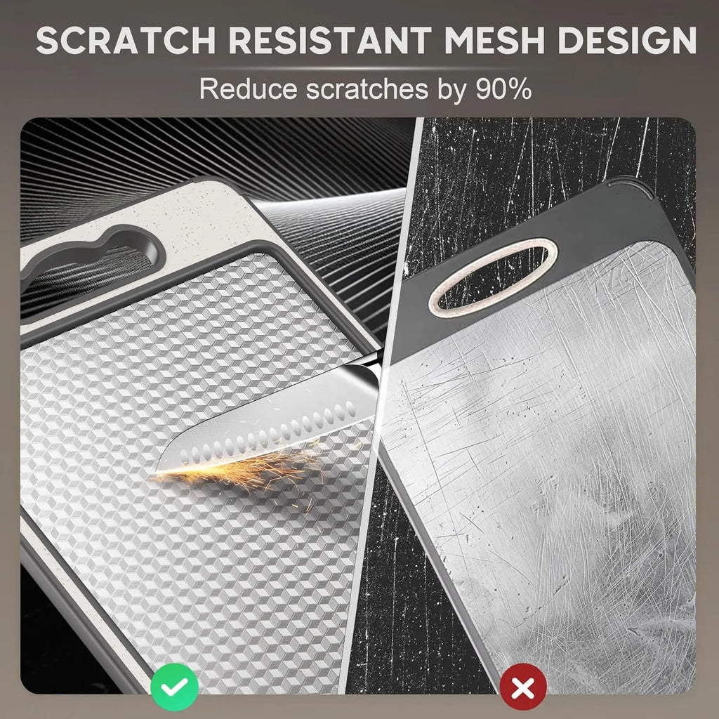 Double Sided Stainless Steel Cutting Board