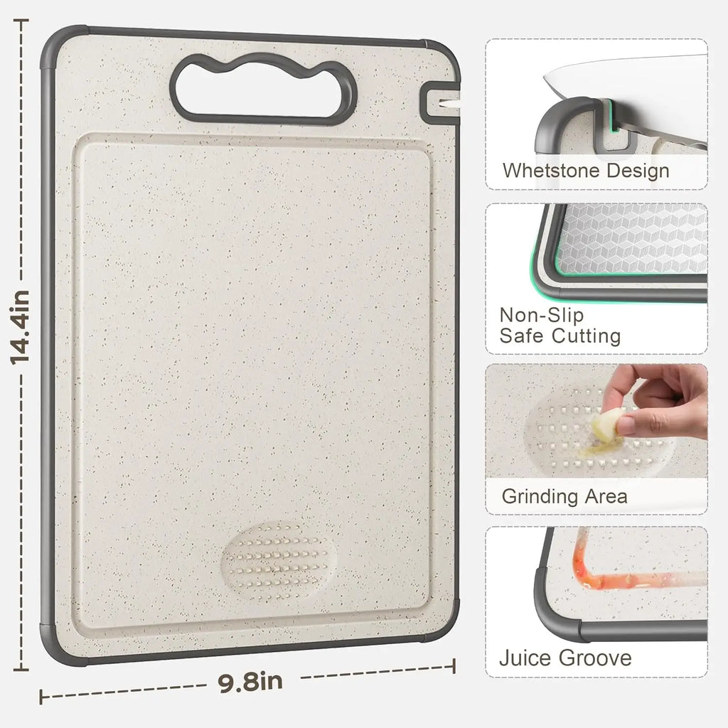 Double Sided Stainless Steel Cutting Board