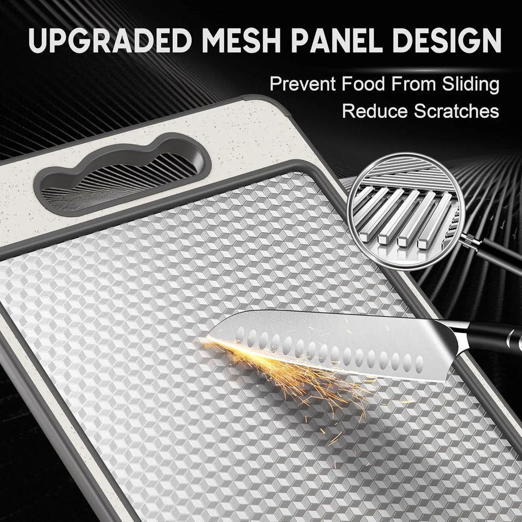 Double Sided Stainless Steel Cutting Board