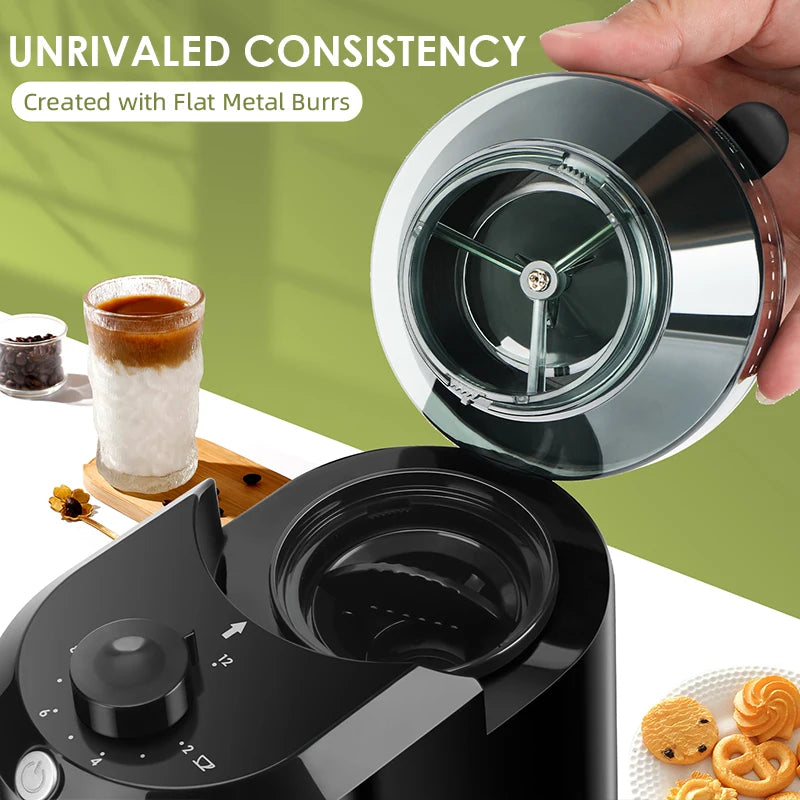 Wancle Adjustable Conical Burr Coffee Grinder