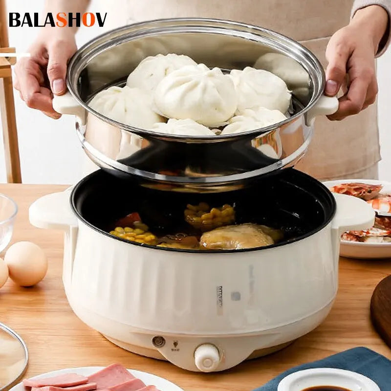 Compact Electric Hot Pot Rice Cooker