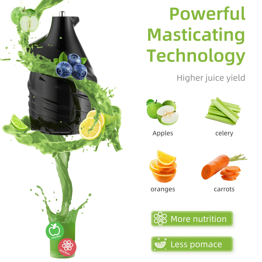 BioloMix Whole Fruit Cold Press Juicer